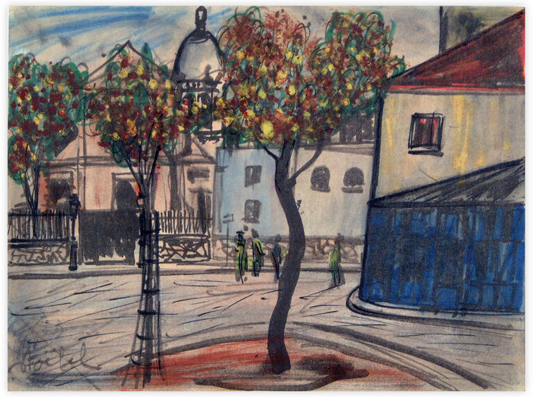 Catalogue raisonné, Edgar Stoëbel, landscape — 