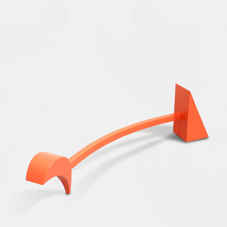 Catalogue raisonné, Jean-Paul Thaéron, Sculpture orange - 1997