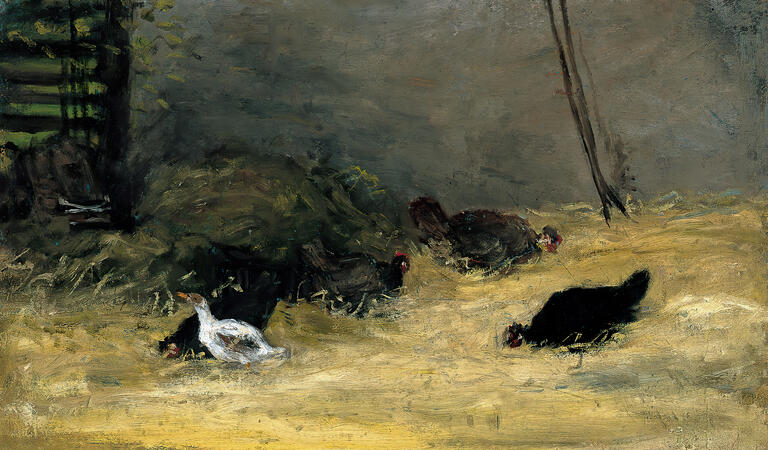 Paul Gauguin, Au poulailler, 1878