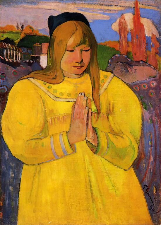 Paul Gauguin, Bretonne en prière, 1891