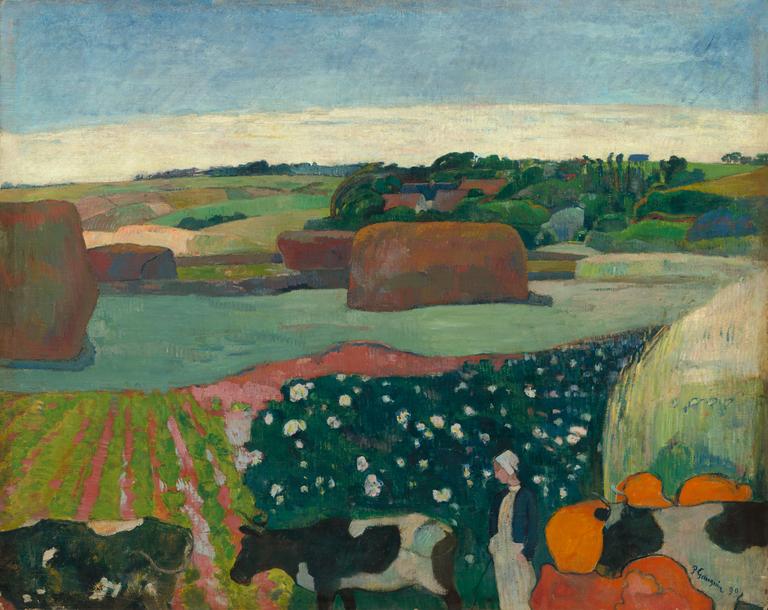 Catalogue raisonné, Paul Gauguin, Les Meules ou le champ de pommes de terre, 1890