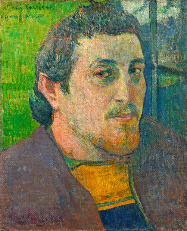 Catalogue raisonné, Paul Gauguin, Autoportrait à l'ami Carrière, 1888-1889