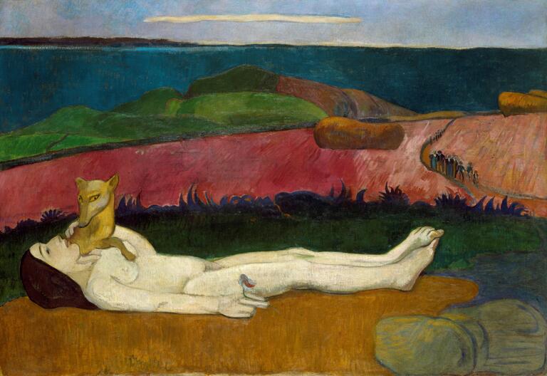 Paul Gauguin, La Perte du Pucelage ou Eveil du Printemps, circa 1890-1891