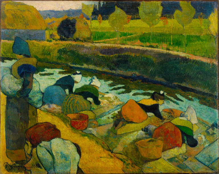 Paul Gauguin, Les Lavandières à Arles I, 1888