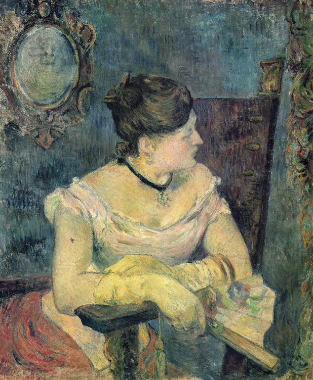Catalogue raisonné, Paul Gauguin, Mette Gauguin en robe du soir, 1884