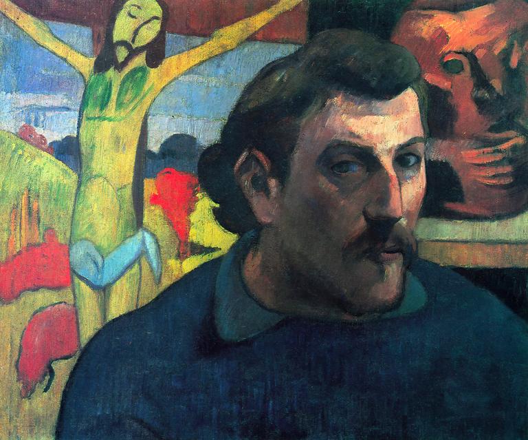 Catalogue raisonné, Paul Gauguin, Portrait de l'artiste au Christ Jaune, 1891