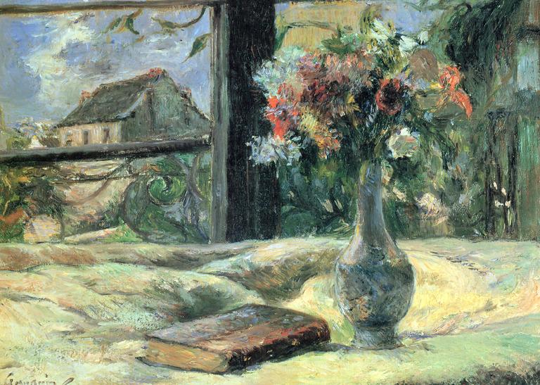 Catalogue raisonné, Paul Gauguin, Vase de fleurs à la fenêtre, 1881