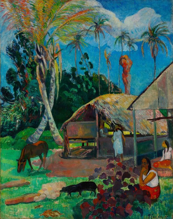Paul Gauguin, Les Pourceaux noirs, 1891
