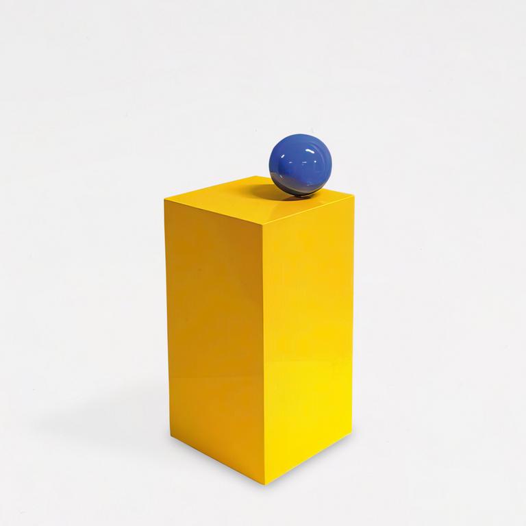 Albert Chubac, Cube jaune et sphère bleue