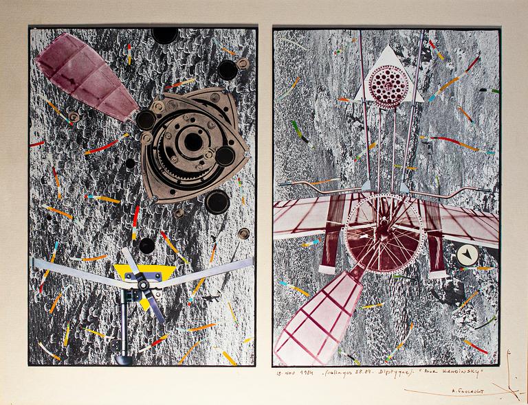 Henri Foucault, Collages Kandisky - 1984