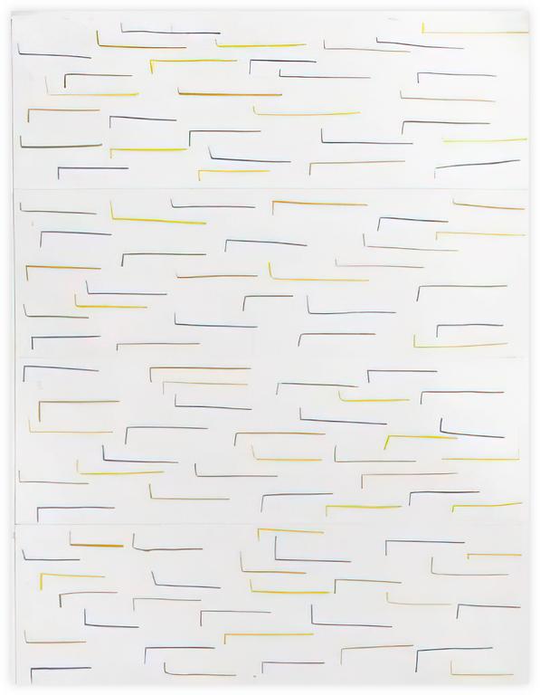 Catalogue raisonné, Albert Chubac, Collage aux fils colorés