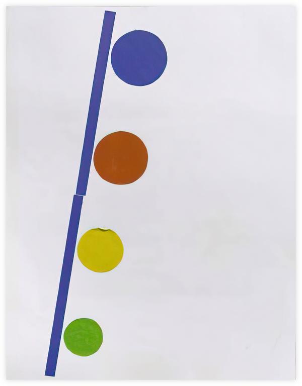 Albert Chubac, collage géométrique 