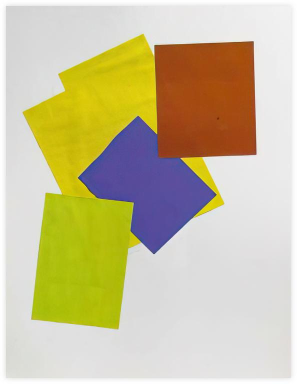 Catalogue raisonné, Albert Chubac, Collage géométrique aux rectangles superposés