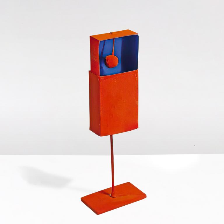 Albert Chubac, Maquette boîte d'allumettes rouge à la sphère