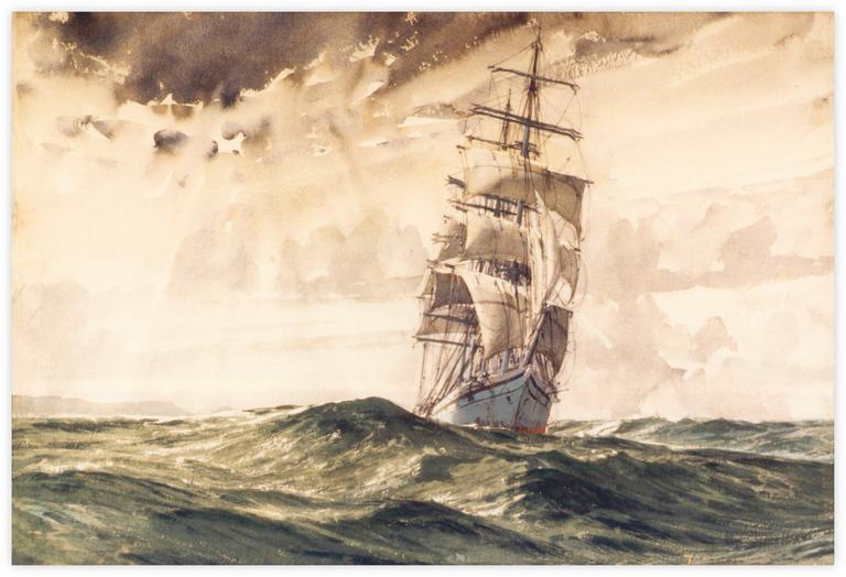 Catalogue raisonné, Marin Marie, Quatre Mâts barque l'Antoinette