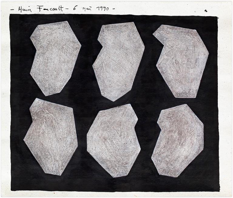 Catalogue raisonné, Henri Foucault, Dessin C - 1990