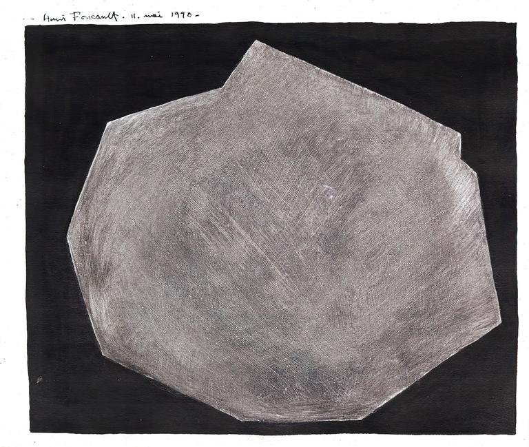 Catalogue raisonné, Henri Foucault, Dessin N - 1990