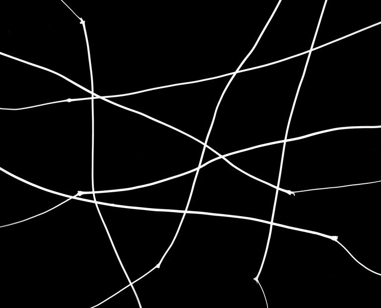 Catalogue raisonné, Henri Foucault, oeuvre photogramme Vibrations B - 2021