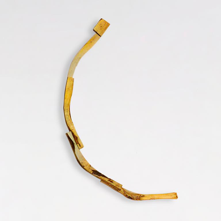 Catalogue raisonné, Toni Grand, sculpture Sec, équarri, deux refentes partielles - glissé - collé, 1975