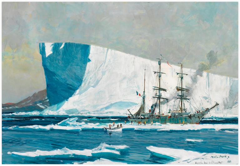 Marin Marie, Le Pourquoi Pas ? au Scoresby Sund, 1925