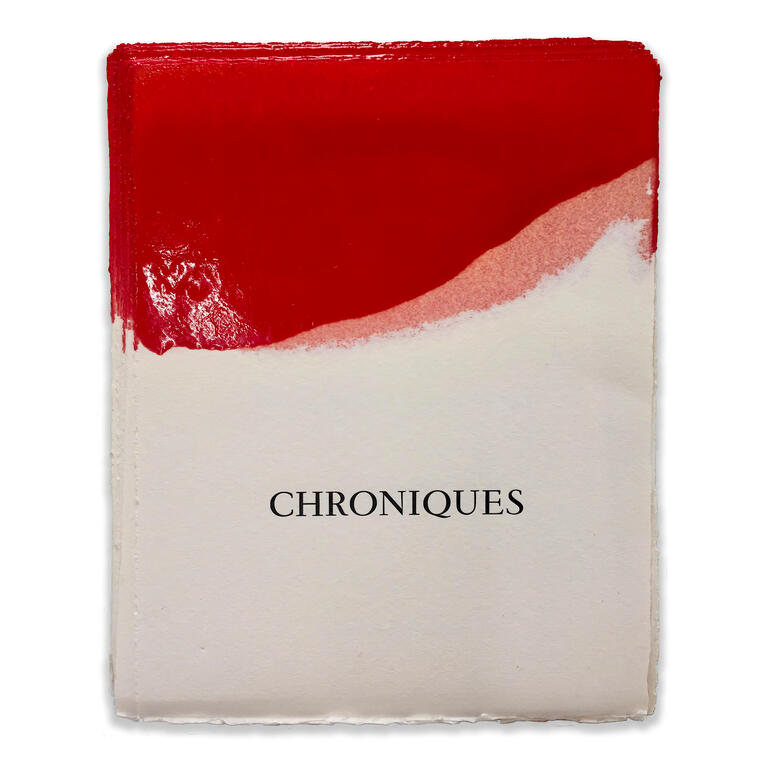 Catalogue raisonné, Livre d'artiste, Toni Grand et Claude Minière, Chroniques, 1991