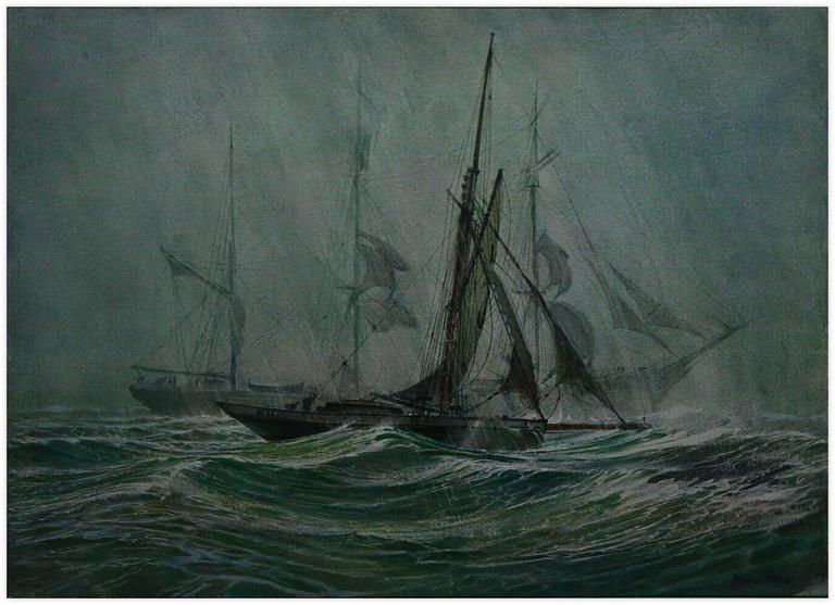 Marin Marie, Pilote et trois-mâts dans la tempête