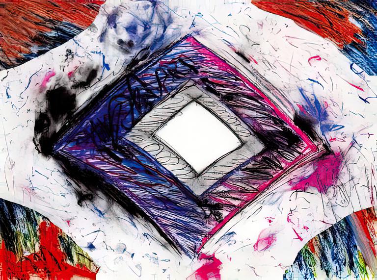 Catalogue raisonné, Catalogue raisonné de Robert Malaval, Pastel Vortex (rouge et rose), 1978