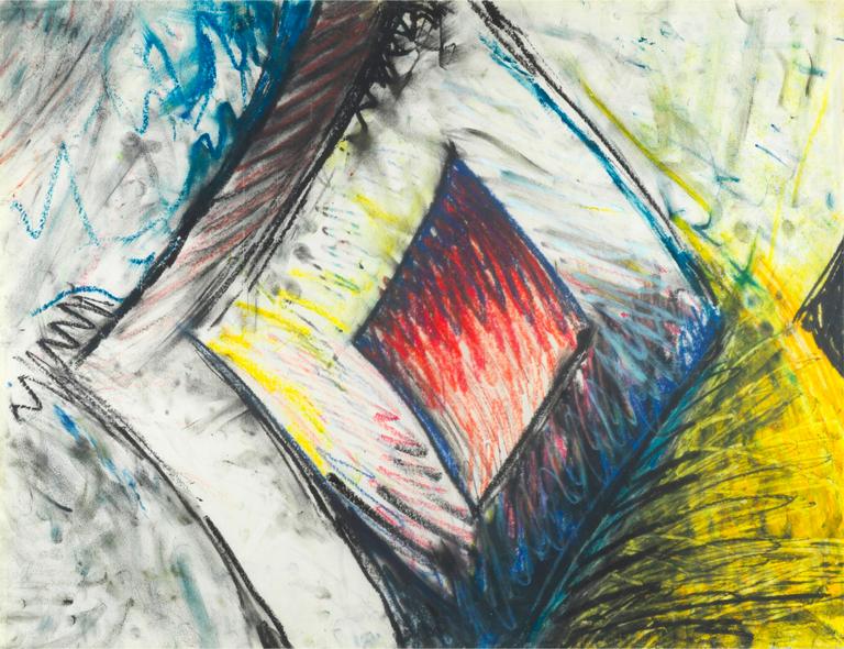 Robert Malaval, Pastel Vortex (jaune), 1978