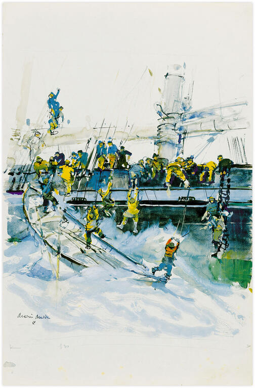 Catalogue raisonné, Marin Marie, Le Sauvetage