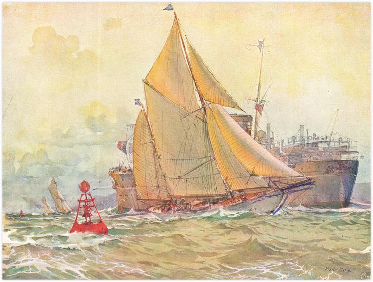 Catalogue raisonné, Marin Marie, Sarita et paquebot (Solent)