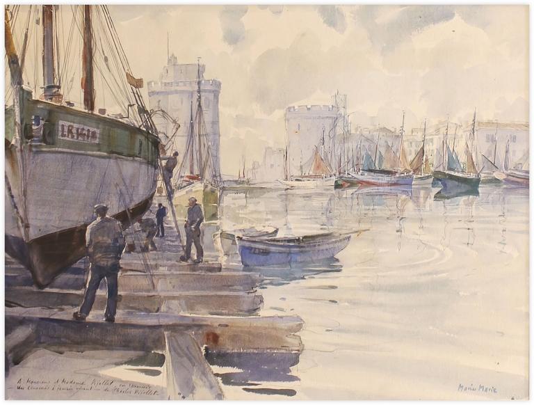 Catalogue raisonné, Marin Marie, Le port de La Rochelle