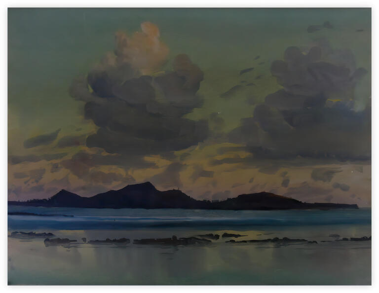 Catalogue raisonné, Marin Marie, Crépuscule à Bora Bora