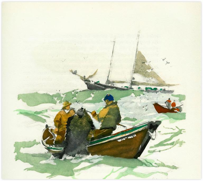Catalogue raisonné, Marin Marie, Sans titre (la Pêche)