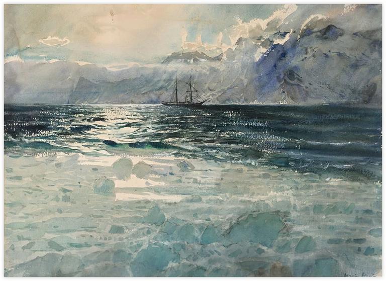 Catalogue raisonné, Marin Marie, Coup de vent dans le Scoresby Sound