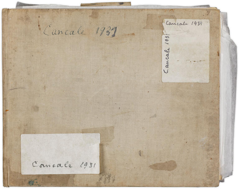 Carnet de dessins de Cancale, 1931