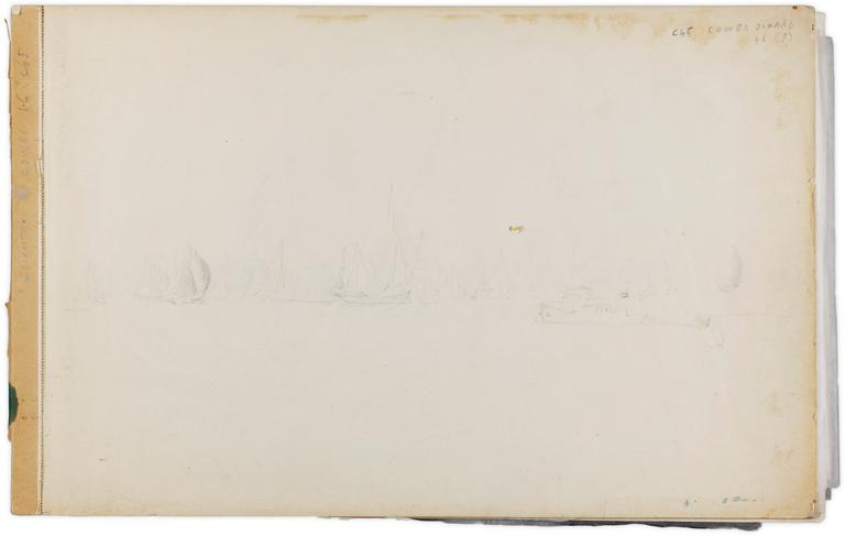 Carnet de dessins, Cowes Dinard, 1946