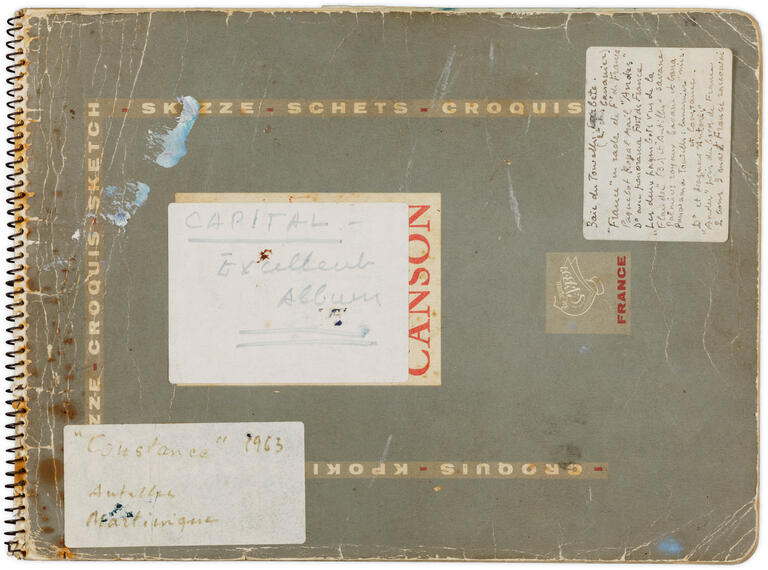 Carnet de dessins Contance 1963