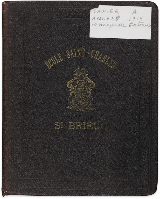 Catalogue raisonné, Carnet de dessins, 70 images de bateaux, 1915