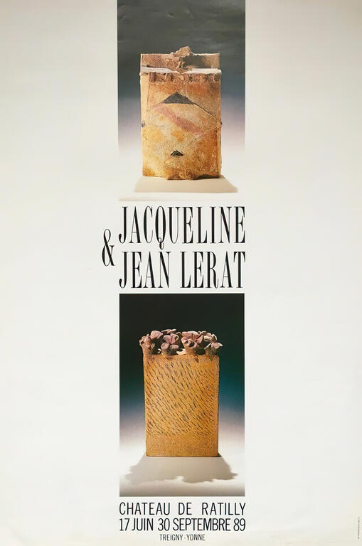 Affiche exposition Jacqueline et Jean Lerat