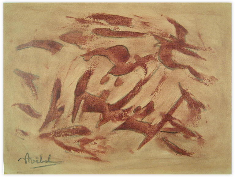 Catalogue raisonné, Edgar Stoëbel, lavis - abstract — 