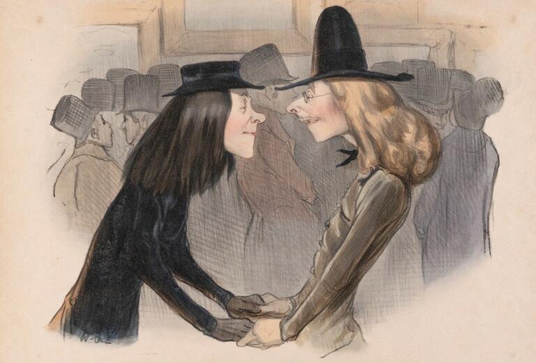 Honoré Daumier, "Mon cher je vous félicite"