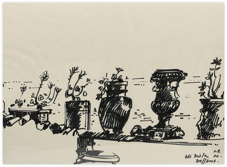 Adolphe Deville, Bei Dieter, Bussana Vecchia, 2000