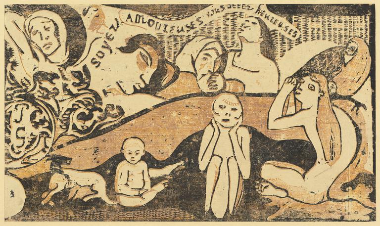 Paul Gauguin, Soyez amoureuses, vous serez heureuses, circa 1895