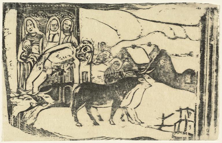 Catalogue raisonné, Paul Gauguin, Le calvaire breton, circa 1895 