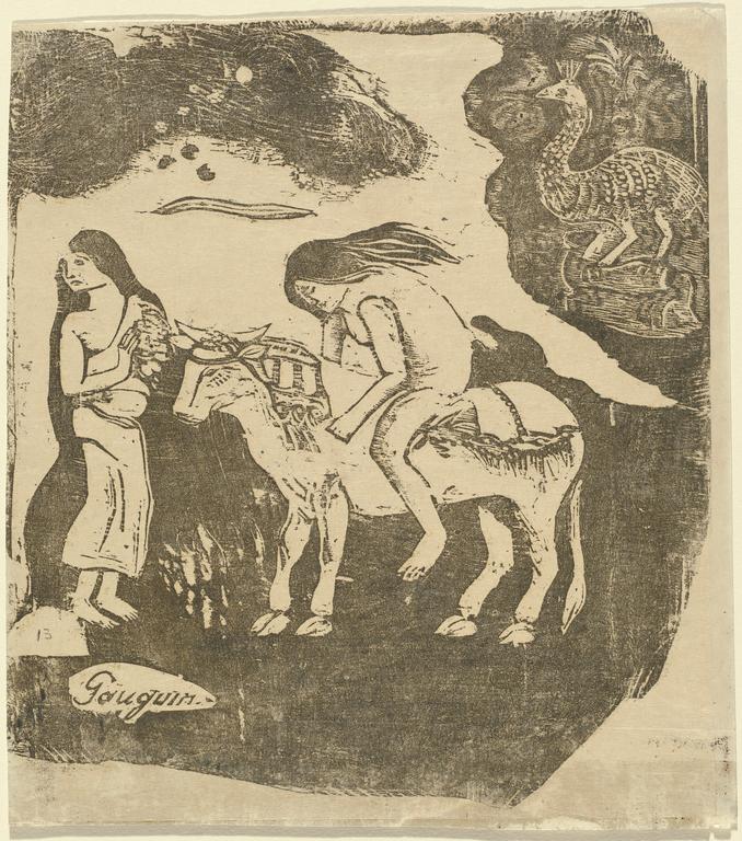 Catalogue raisonné, Paul Gauguin, L'enlèvement d'Europe, circa 1895
