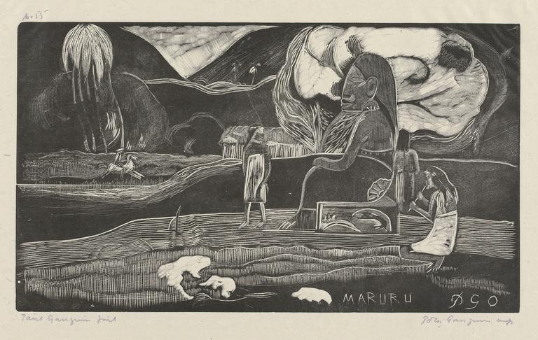 Catalogue raisonné, Paul Gauguin, Maruru (Merci), 1894-1895