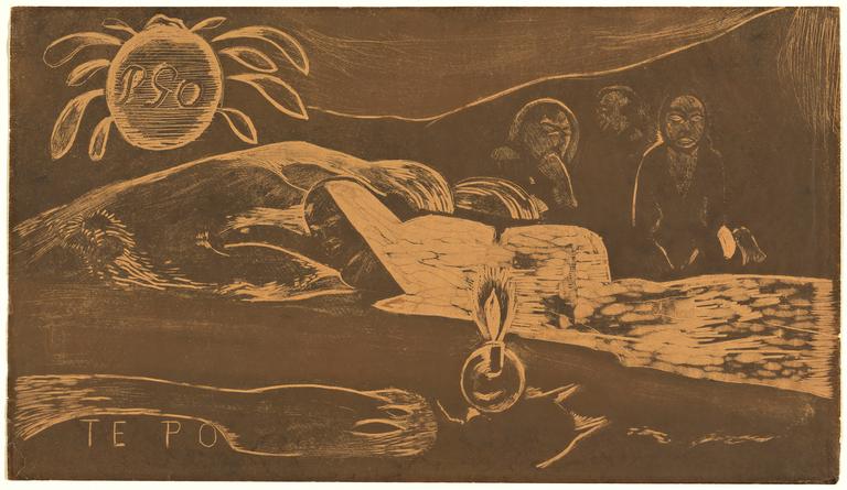 Paul Gauguin, Te Po (La Longue Nuit), 1894-1895