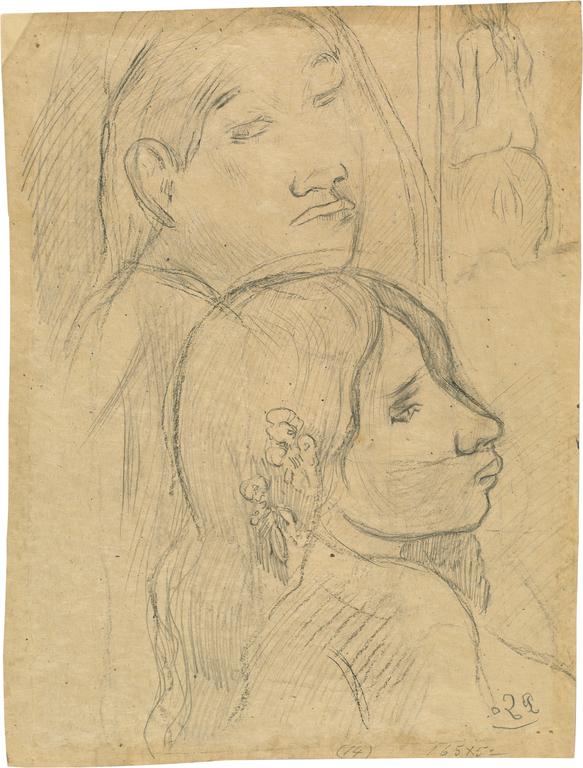 Paul Gauguin, Deux Marquisiens, circa 1902