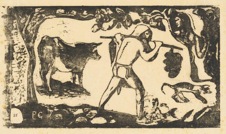 Catalogue raisonné, Paul Gauguin, Le porteur de fei, circa 1895