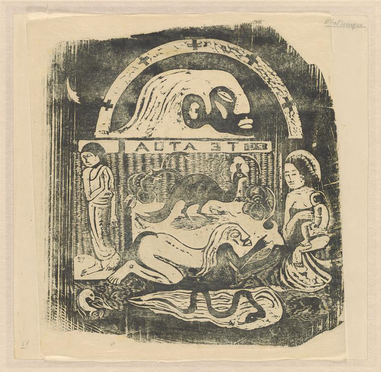 Paul Gauguin, Te Atua (Les Dieux), circa 1895